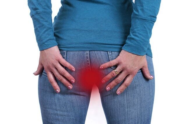Itching in the anal region is a sign of pinkori